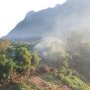 Brume mysterieuse sur la montagne